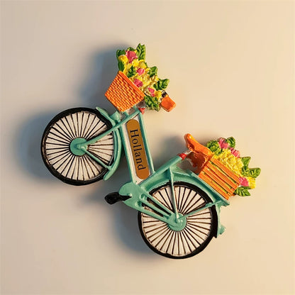 Holland Bicycle Fridge Magnet (Netherlands)