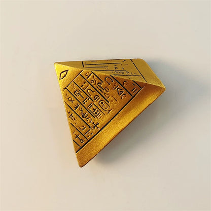Egypt Golden Pyramid Fridge Magnet