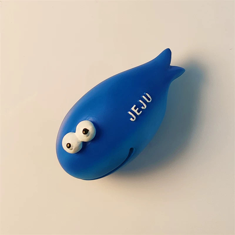 Jeju Blue Whale Fridge Magnet (South Korea)