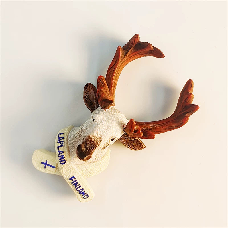 Lapland Reindeer Fridge Magnet (Finland)