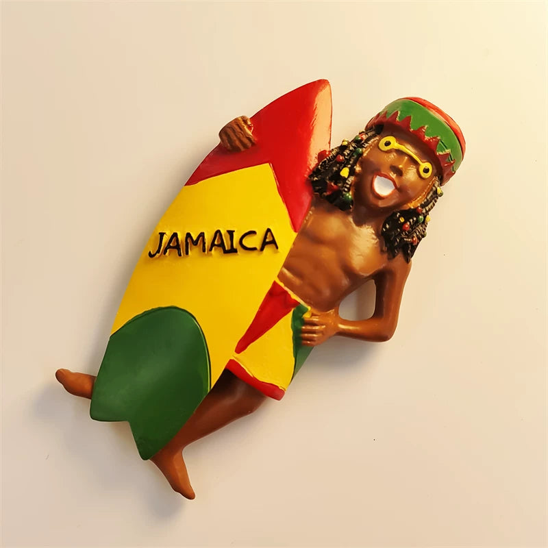Jamaica Beach Spirit Fridge Magnet