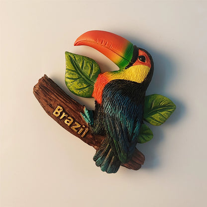 Brazil Toucan Fridge Magnet