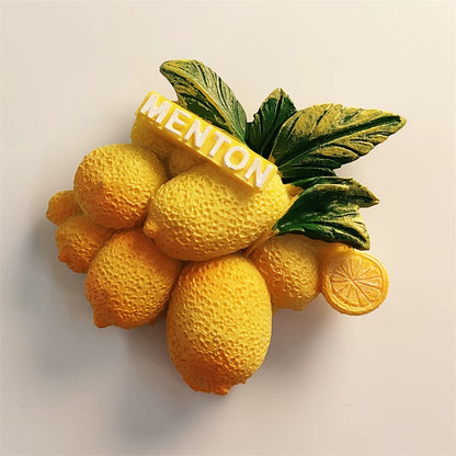 Menton Lemons Fridge Magnet (France)