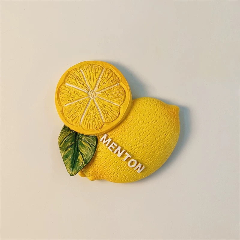 Menton Lemon Classic Fridge Magnet (France)