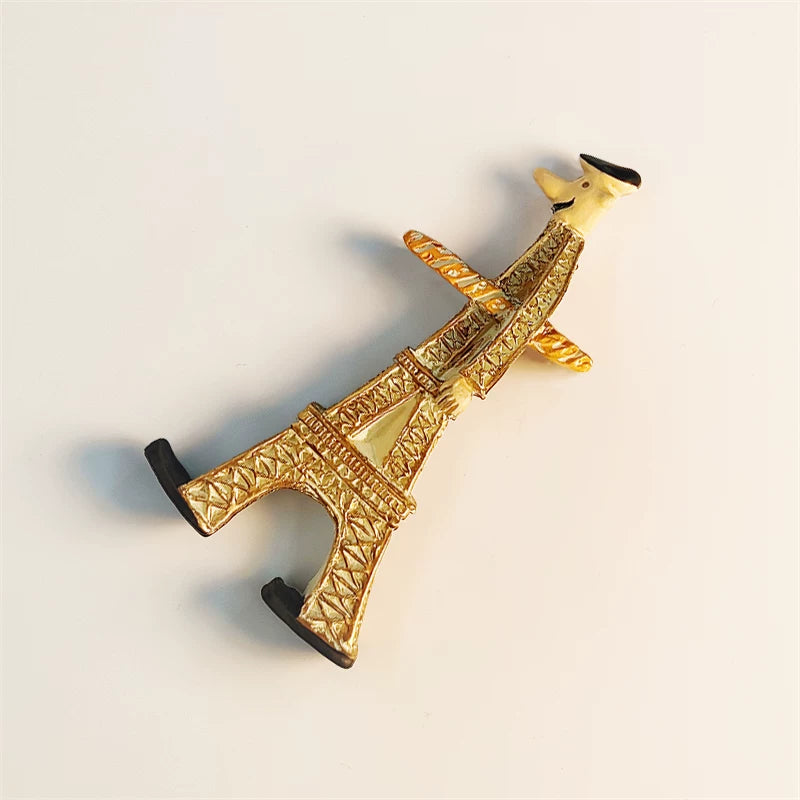 Paris Eiffel Character Fridge Magnet (France)