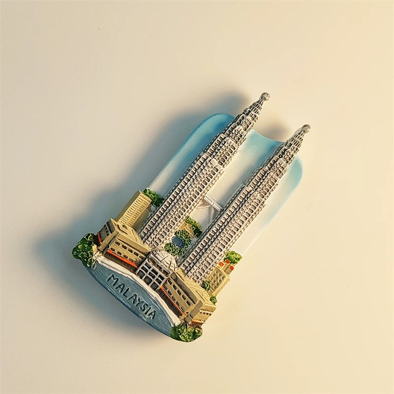 Malaysia Petronas Twin Towers Fridge Magnet