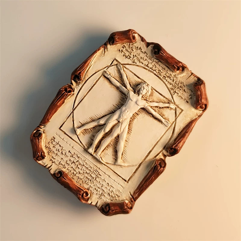 Vitruvian Man by Da Vinci Italy Fridge Magnet