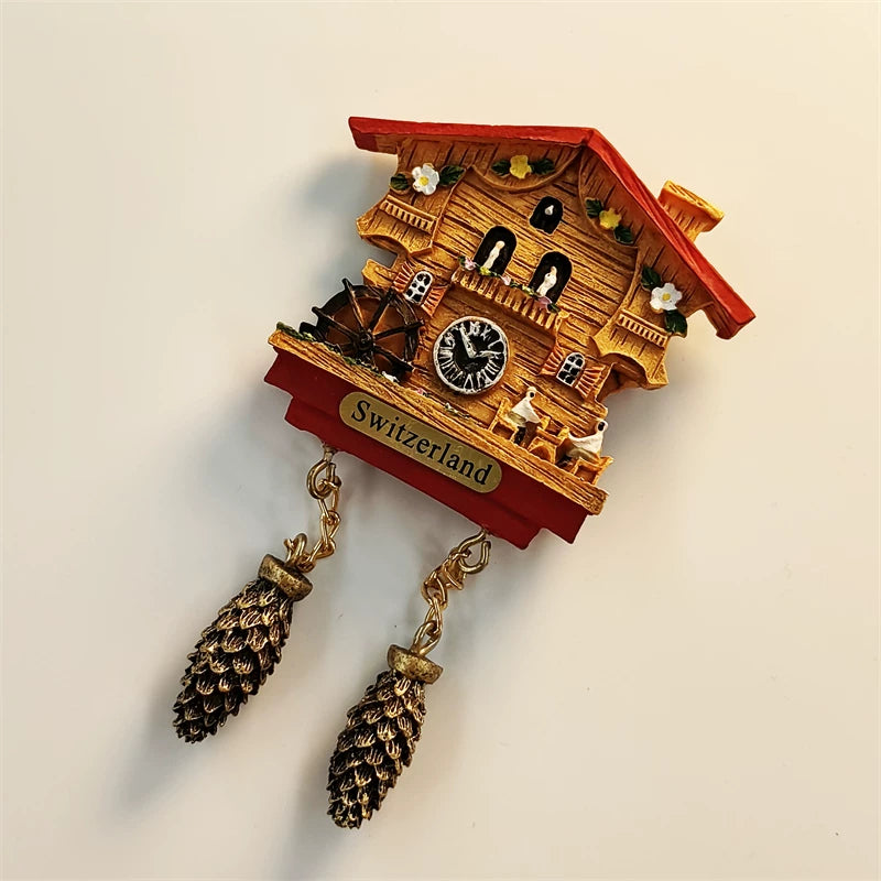 Switzerland Cuckoo Clock Fridge Magnet
