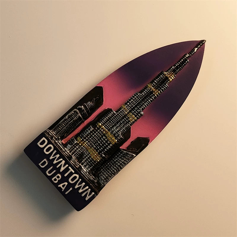 Dubai Downtown Burj Khalifa Fridge Magnet (UAE)