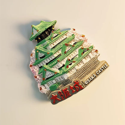 Osaka Castle Fridge Magnet (Japan)