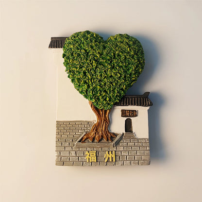 Fuzhou Three Lanes Seven Alleys Fridge Magnet (China)