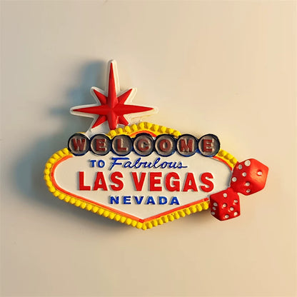 Las Vegas Welcome Sign Fridge Magnet (USA)