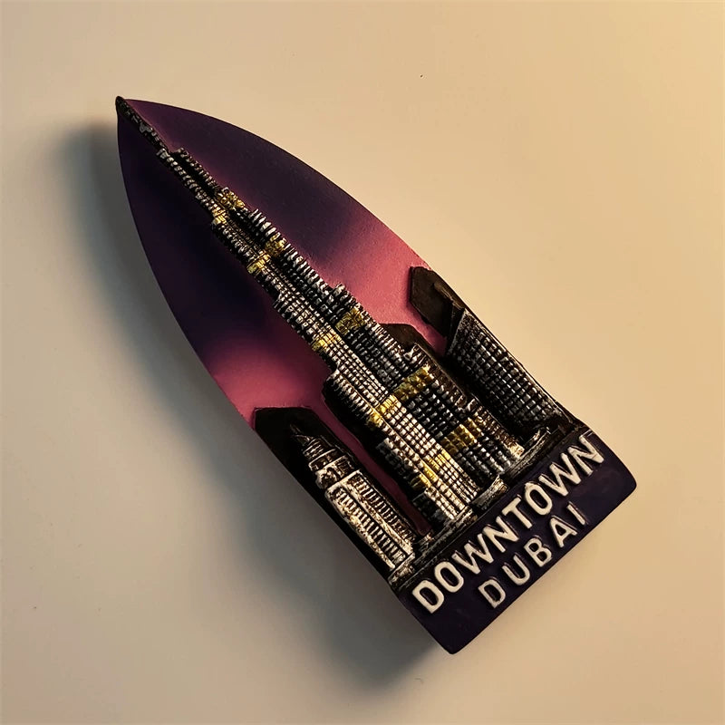 Dubai Downtown Burj Khalifa Fridge Magnet (UAE)