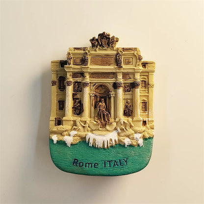 Rome Trevi Fountain Fridge Magnet (Italy)