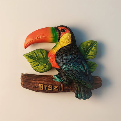 Brazil Toucan Fridge Magnet