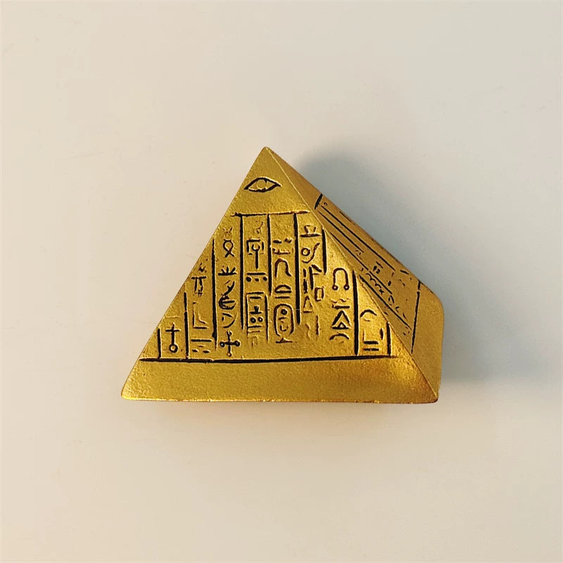 Egypt Golden Pyramid Fridge Magnet