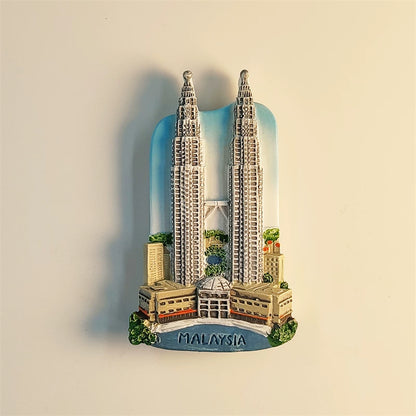 Malaysia Petronas Twin Towers Fridge Magnet