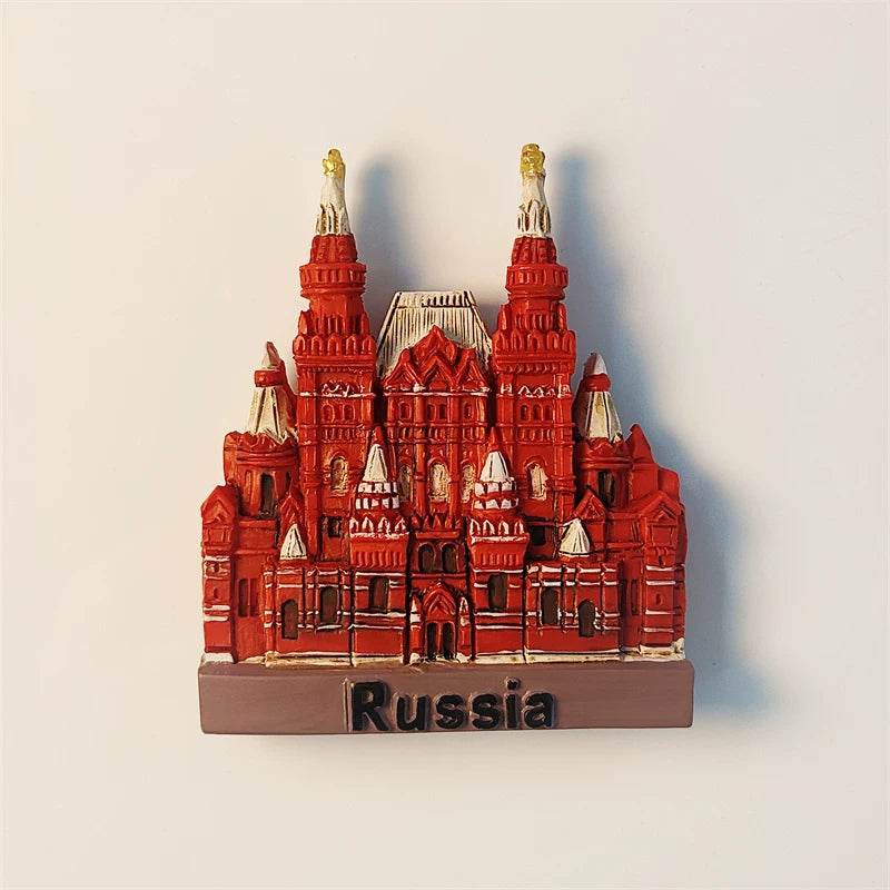 Moscow State Historical Museum Red Square Fridge Magnet (Russia)