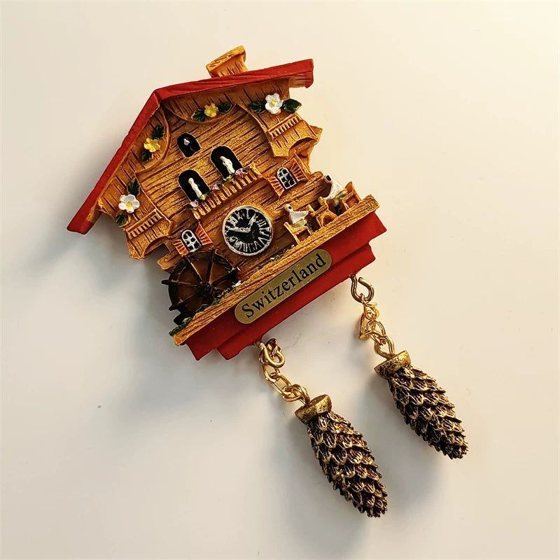 Switzerland Cuckoo Clock Fridge Magnet