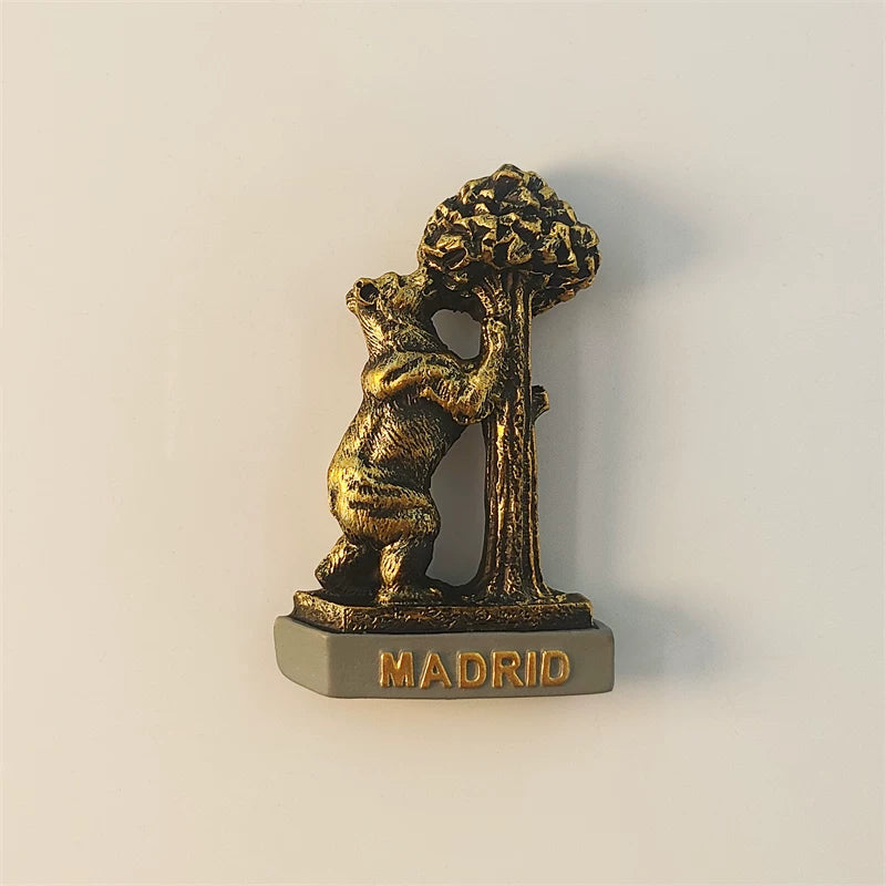 Madrid Bear and Strawberry Tree Fridge Magnet (Spain)