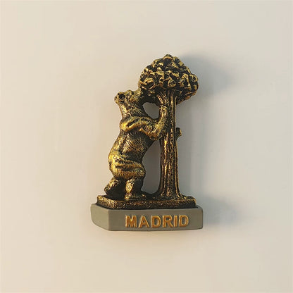 Madrid Bear and Strawberry Tree Fridge Magnet (Spain)