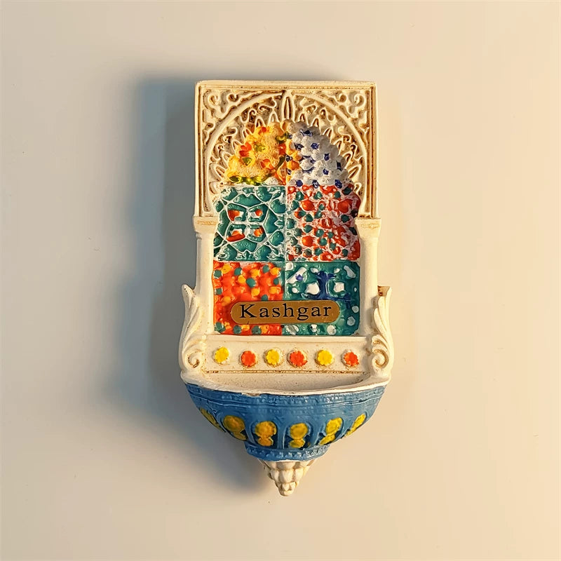 Kashgar Tile Niche Fridge Magnet (Xinjiang, China)