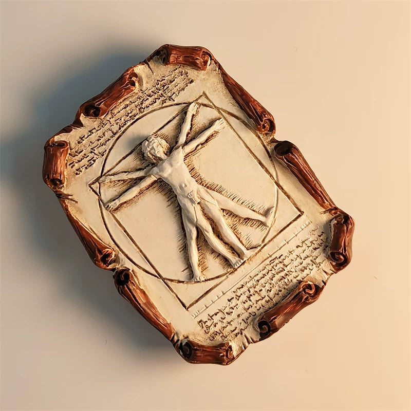 Vitruvian Man by Da Vinci Italy Fridge Magnet