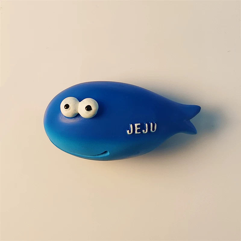 Jeju Blue Whale Fridge Magnet (South Korea)