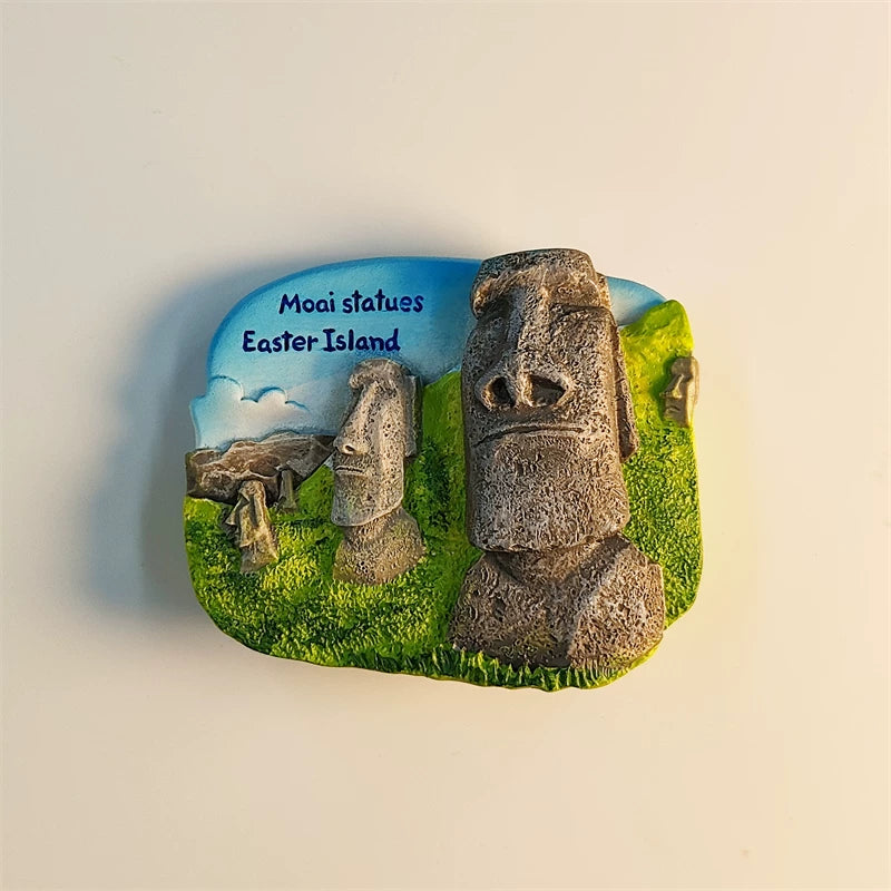 Easter Island Moai Statues Fridge Magnet (Chile)