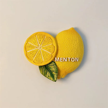 Menton Lemon Classic Fridge Magnet (France)