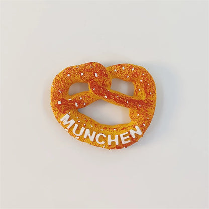 Munich Pretzel Fridge Magnet (Germany)