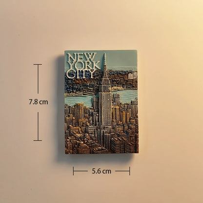 New York City Skyline Fridge Magnet (USA)
