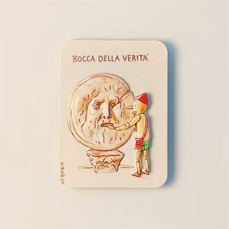 Rome Bocca della Verità Fridge Magnet (Italy)