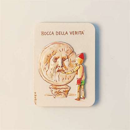 Rome Bocca della Verità Fridge Magnet (Italy)