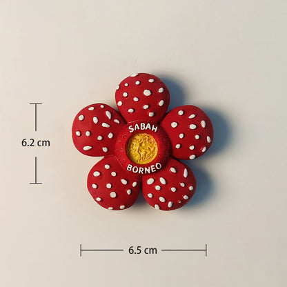 Sabah Rafflesia Flower Fridge Magnet (Borneo, Malaysia)