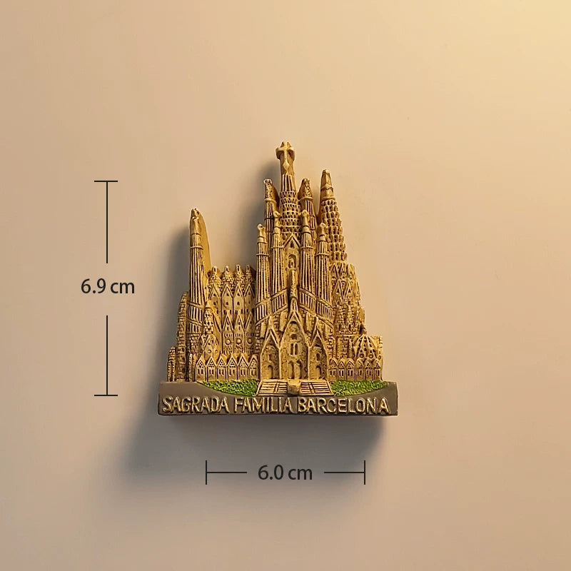 Barcelona Sagrada Familia Fridge Magnet (Spain)