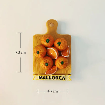 Mallorca Oranges Fridge Magnet (Spain)