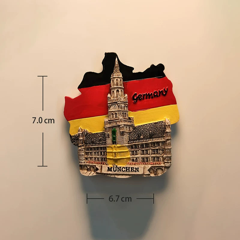 Munich Marienplatz Rathaus Fridge Magnet (Germany)