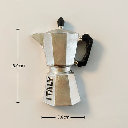 Italy Moka Pot Espresso Coffee Maker Fridge Magnet