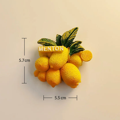 Menton Lemons Fridge Magnet (France)