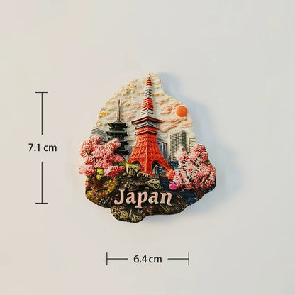 Tokyo Tower Cherry Blossom Fridge Magnet (Japan)