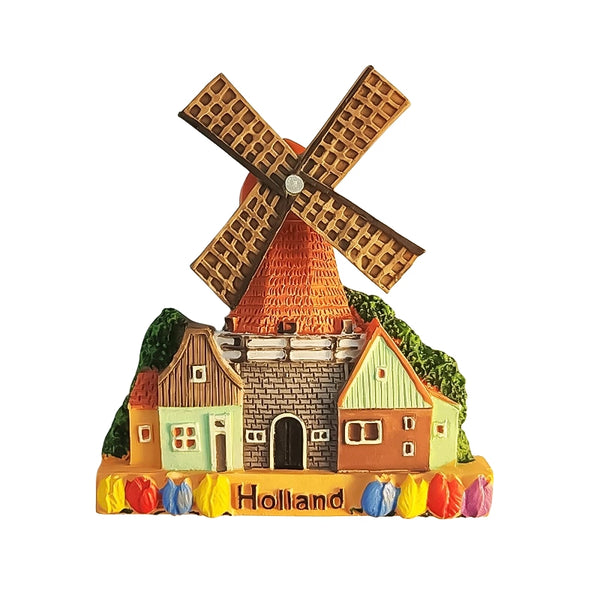 Dutch Windmill Fridge Magnet (Netherlands)