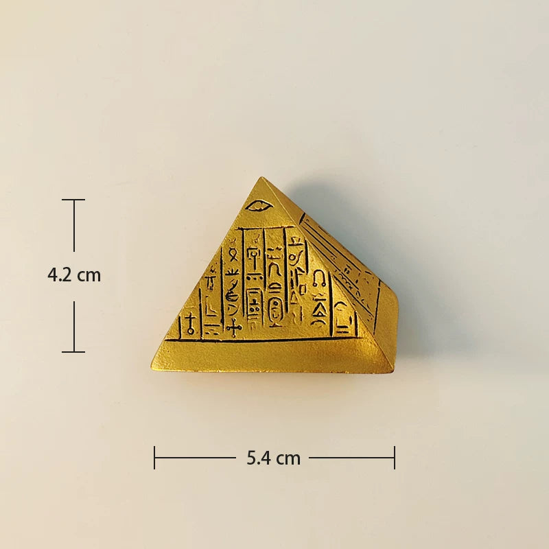 Egypt Golden Pyramid Fridge Magnet