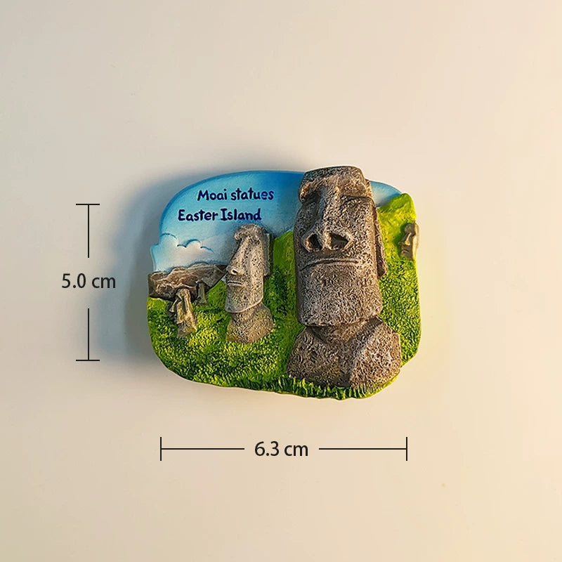 Easter Island Moai Statues Fridge Magnet (Chile)