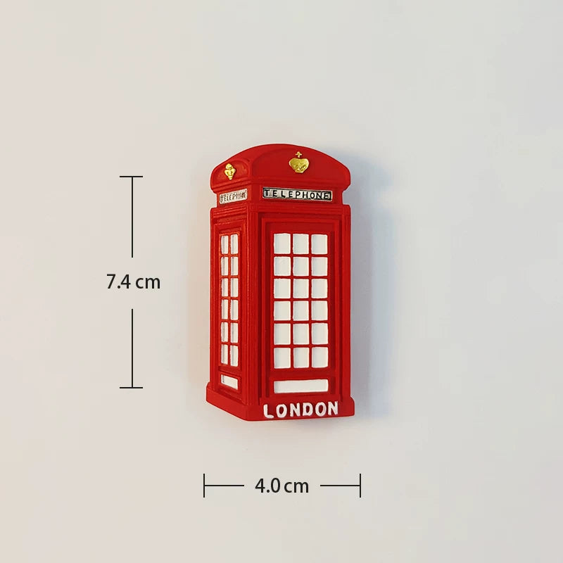 London Red Telephone Box Fridge Magnet (UK)