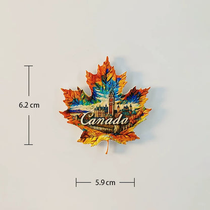 Canada Maple Leaf Parliament Fridge Magnet