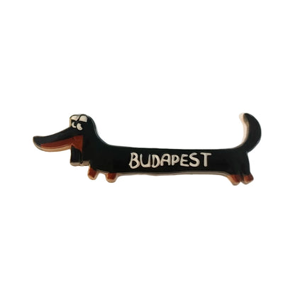 Budapest Dachshund Fridge Magnet (Hungary)