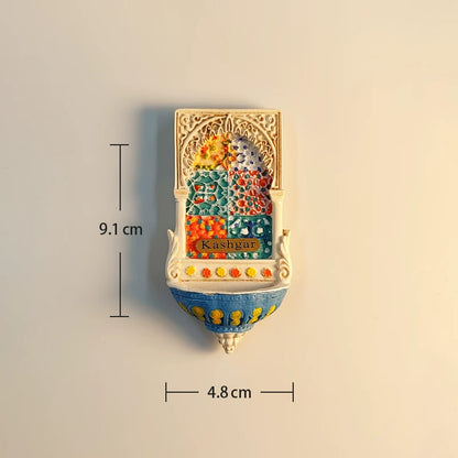 Kashgar Tile Niche Fridge Magnet (Xinjiang, China)