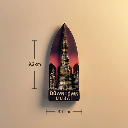 Dubai Downtown Burj Khalifa Fridge Magnet (UAE)