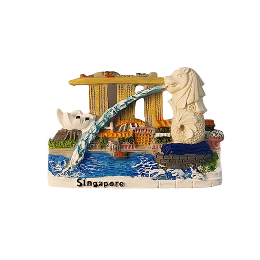 Singapore Marina Bay Fridge Magnet
